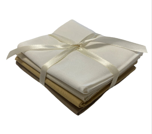 4 Assorted Superior Solids Fabric Fat Quarter Bundle - By Kanvas Studio and Benartex