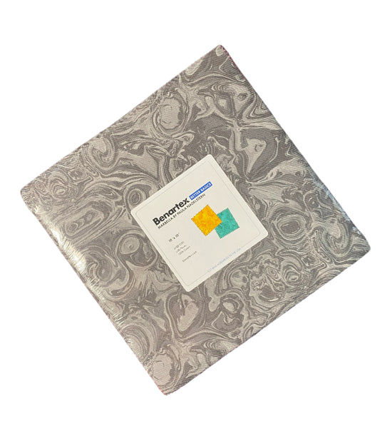 Fabric Layer Cake Marbella by Paula Nadelstern for Benartex Better Basics - 10" Squares