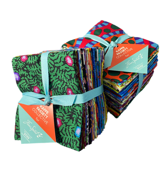 20 Fabric Fat Quarter Bundle - Kaffe Fassett for Free Spirit Fabrics - Mystery Collection