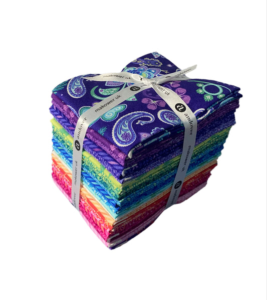 25 Fabric Fat Quarter Bundle - Mollys Magic by Sarah Maxwell for Andover Fabrics