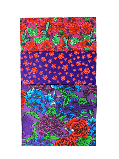 Quilt Kit - Easy Does It 3-Yard Quilts Book Plus 3 Yards of Botanica Blast Coordinating Fabrics