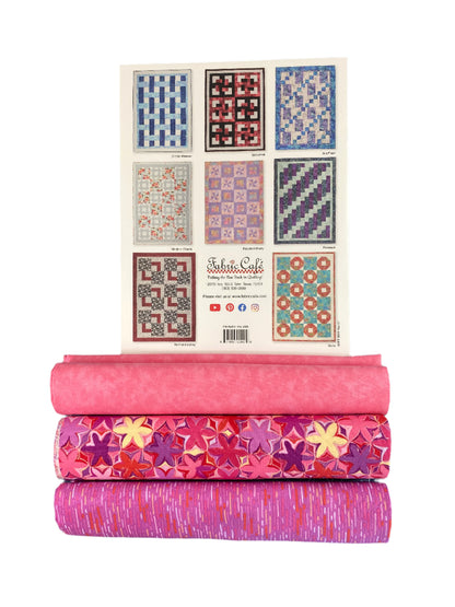 Quilt Kit - Quick As A Wink 3-Yard Quilts Book Plus 3 Yards of Coordinating Fabric