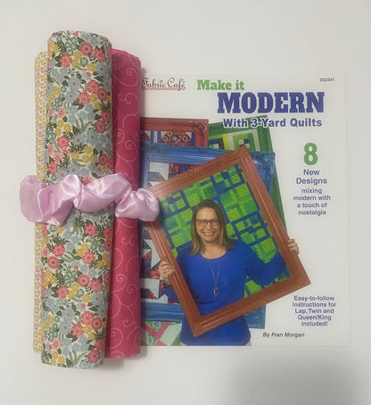 Quilt Kit - Make it Modern With 3-Yard Quilts Book Plus 3 Yards of Coordinating Fabric