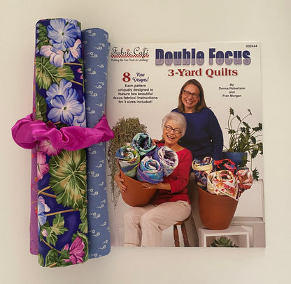 Quilt Kit - Double Focus 3-Yard Quilts Book Plus 3 Yards of Coordinating Fabric