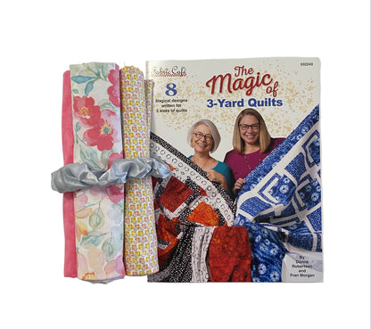Quilt Kit - The Magic of 3-Yard Quilts Book Plus 3 Yards of Coordinating Fabric