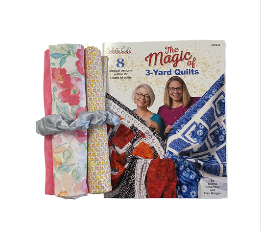 Quilt Kit - The Magic of 3-Yard Quilts Book Plus 3 Yards of Coordinating Fabric