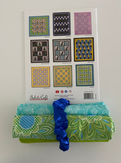Quilt Kit - 3-Yard Quilts for Kids Book Plus 3 Yards of Coordinating Fabric