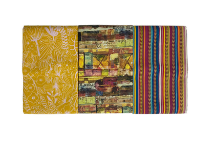 3 Yard Precut Bundle Gold Multi Free Spirit Fabrics - (3) 1 Yard Cuts Great for 3 Yard Quilts