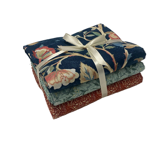 3 Yard Precut Bundle Blue Rust Free Spirit Fabrics - (3) 1 Yard Cuts Great for 3 Yard Quilts