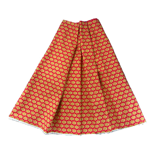 Gingerbread Kisses Red Brown Quilting Fabric – Riley Blake | 100% Cotton Christmas Fabric