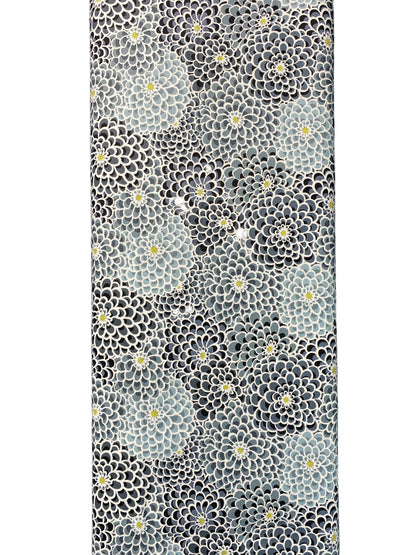 Packed Dahlia Gray Quilting Fabric – Keepsake Calico | 100% Cotton Fabric