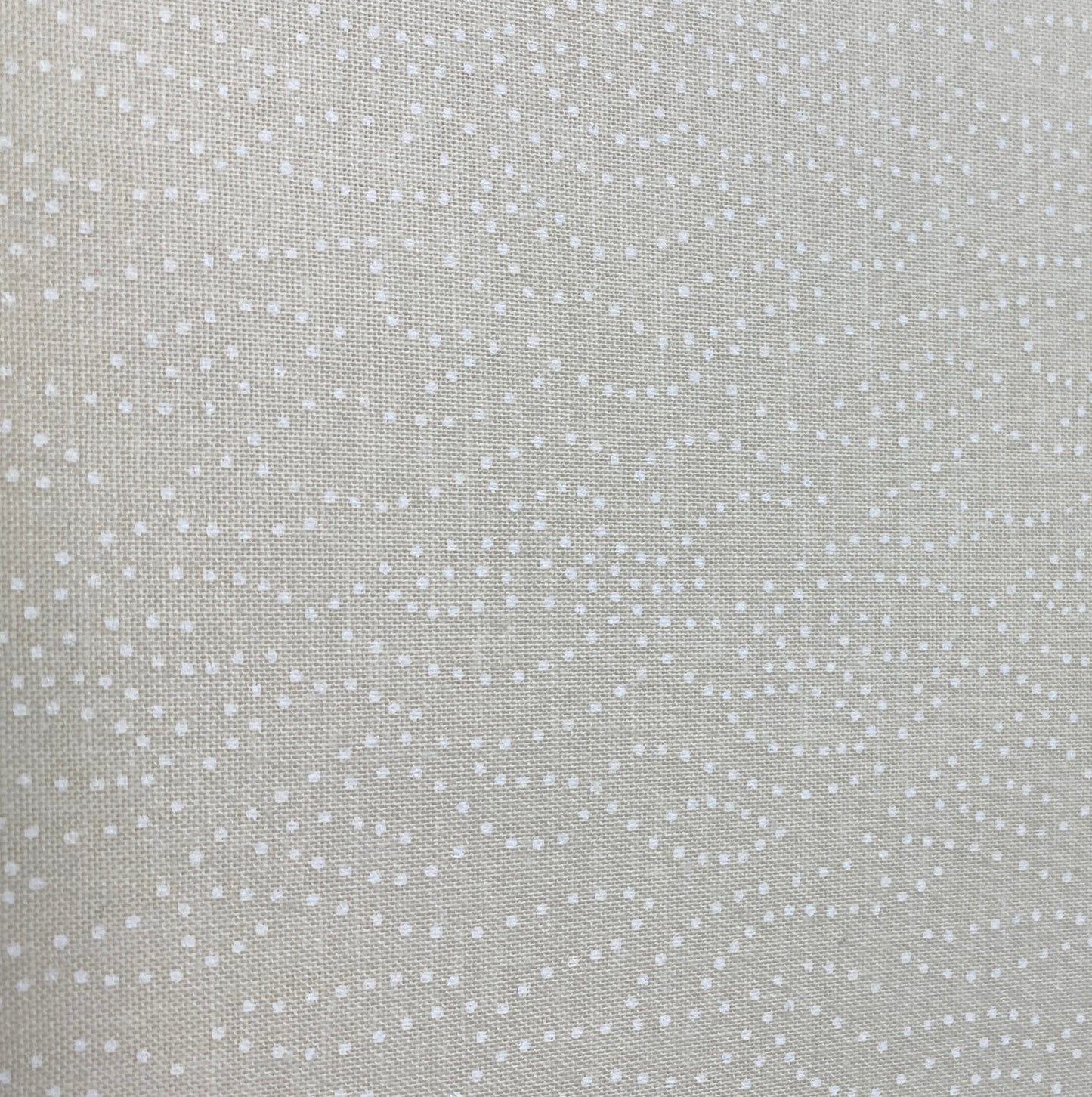 Ecru Quilting Fabric - Wavy Dots Background Fabric - Sold by the Yard