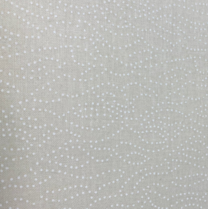 Ecru Quilting Fabric - Wavy Dots Background Fabric - Sold by the Yard