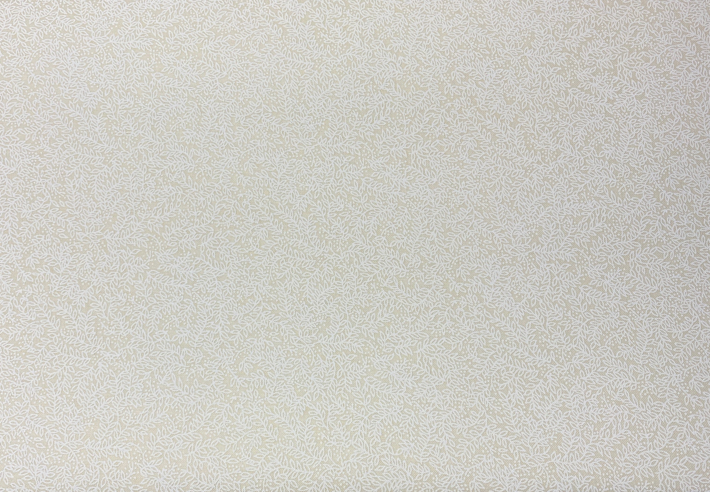 Ecru Quilting Fabric - Vines and Dots Background Fabric - Sold by the Yard