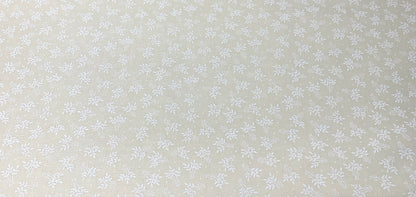 Ecru Quilting Fabric - Sprigs Background Fabric - Sold by the Yard