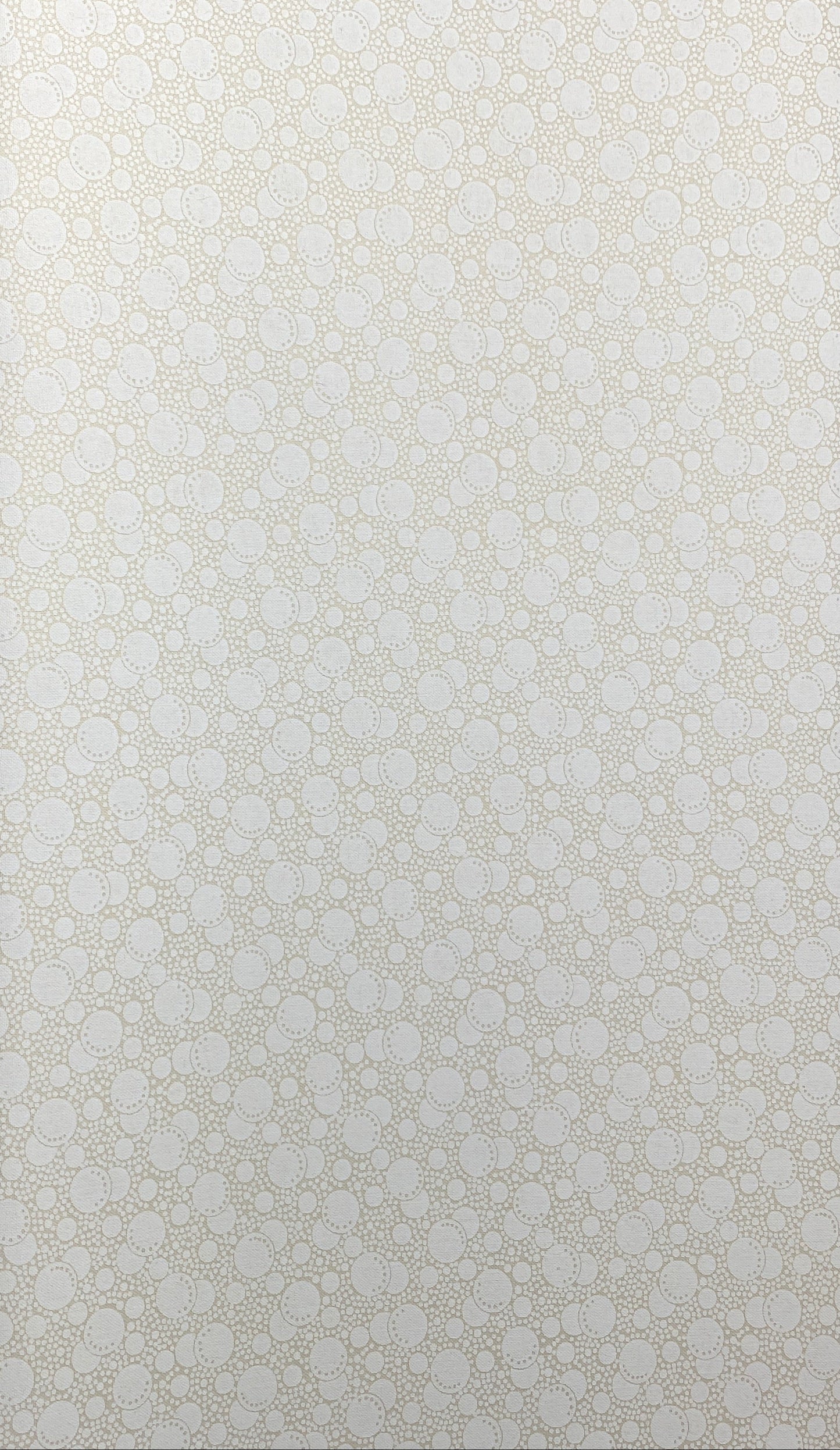 Ecru Quilting Fabric - Bubbles Background Fabric - Sold by the Yard