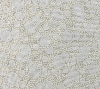 Ecru Quilting Fabric - Bubbles Background Fabric - Sold by the Yard