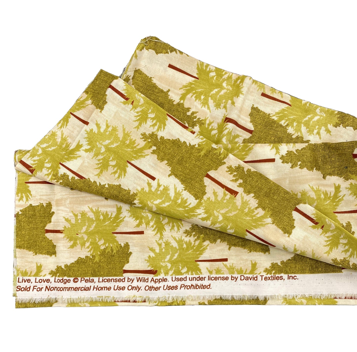 1 Yard Live Love Lodge Craft and Quilt Fabric | David Textiles - 1 Yard Cut