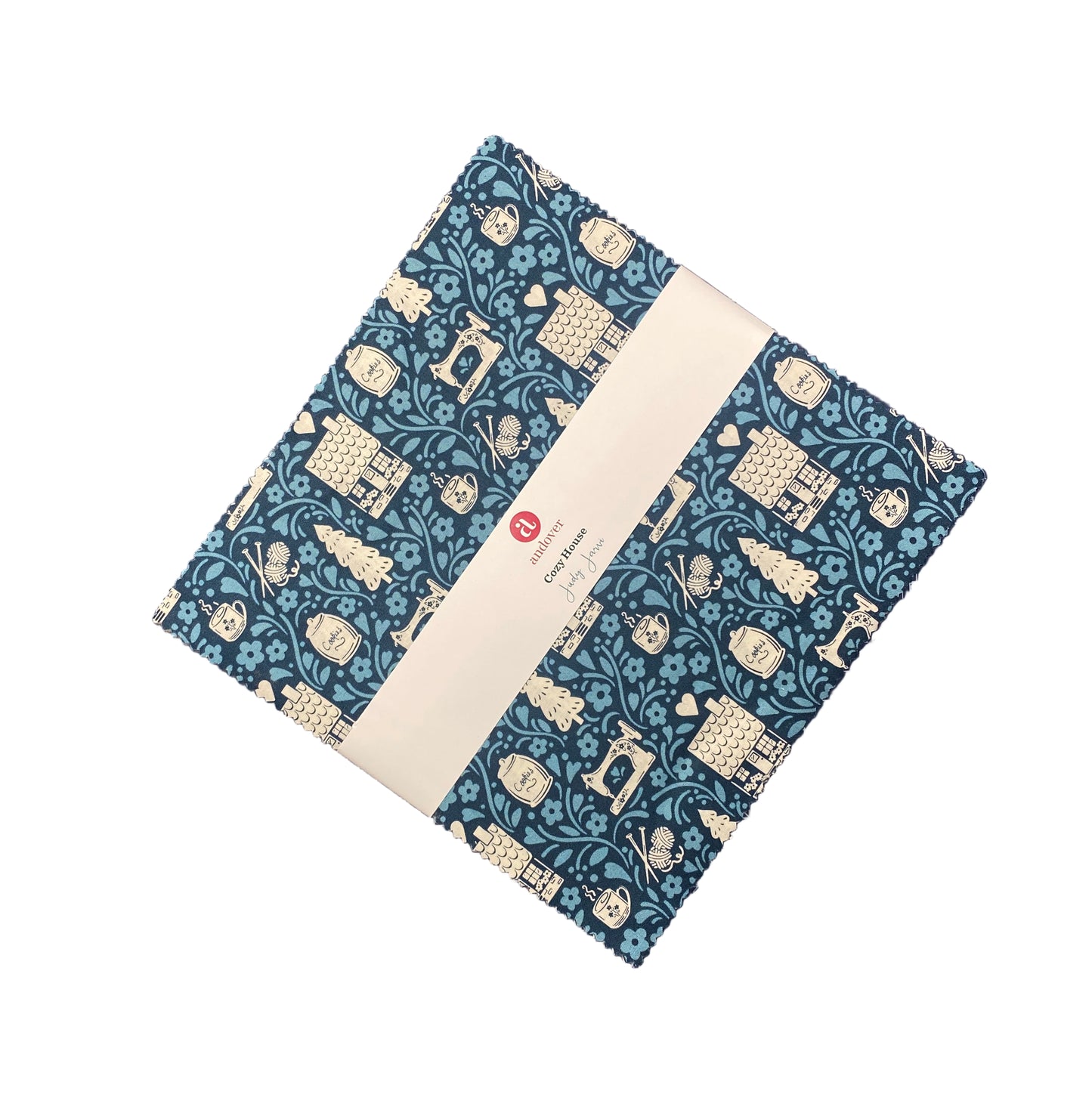 Layer Cake Quilting Fabrics Cozy House | Andover - 10" Squares | 42 Pieces
