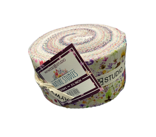 Jelly Roll Nature Studies Quilt Fabric Collection  | Maywood Studio - 40 Pieces