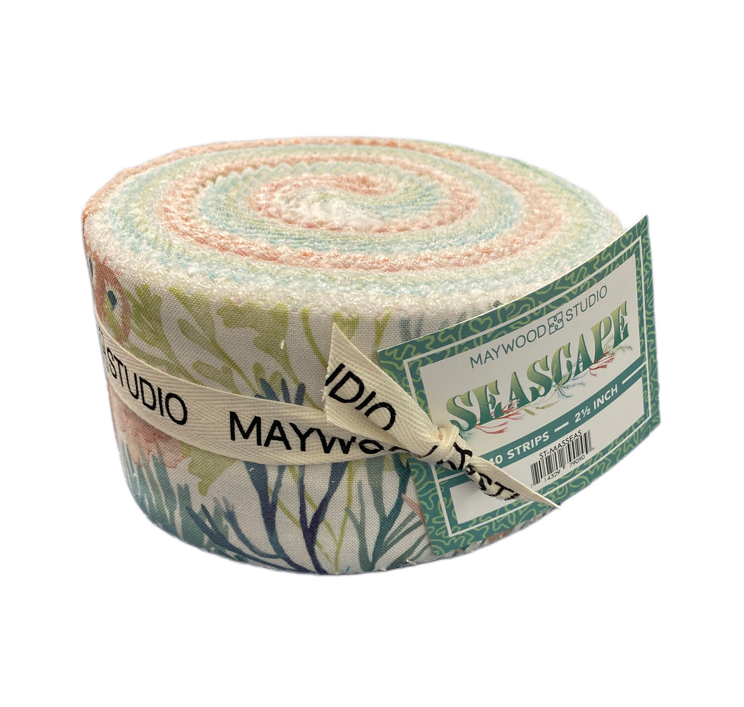 Jelly Roll Quilt Fabric Seascape Collection | Maywood Studio - 40 Pieces