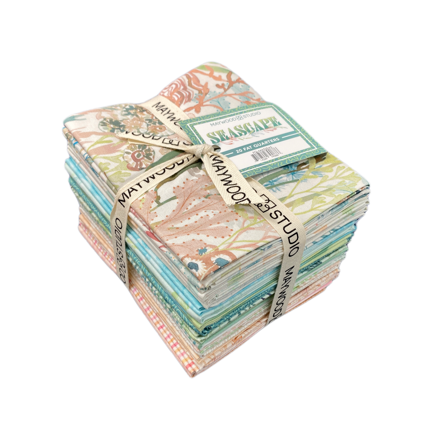 Fat Quarter Bundle Quilt Fabric Seascape Collection | Maywood Studio - 20 Pieces