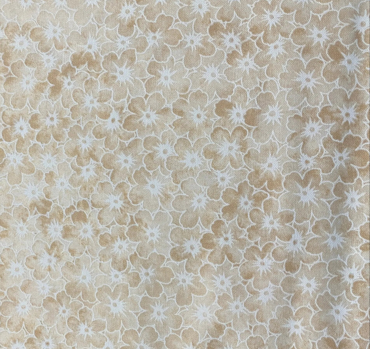 Cream Sundrenched Floral Quilting Fabric – Keepsake Calico | 100% Cotton Fabric