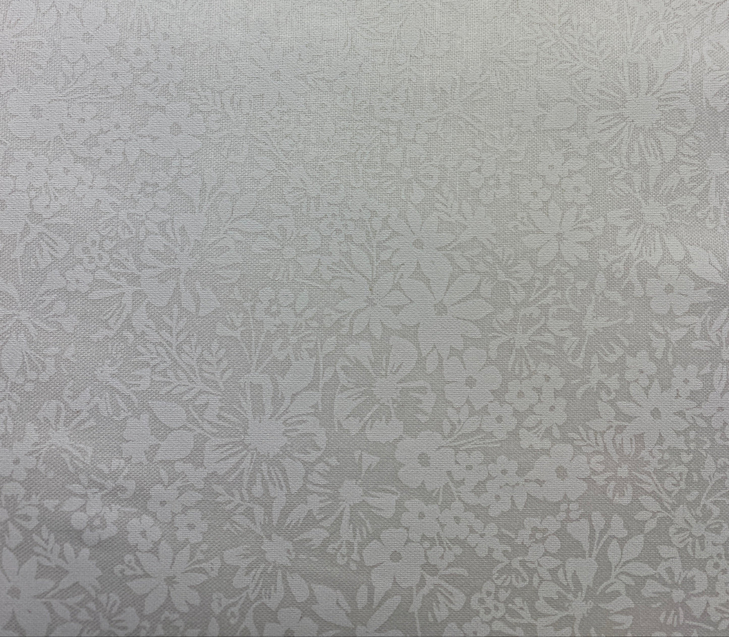 Small Floral White on White Quilting Fabric – Keepsake Calico | 100% Cotton Fabric