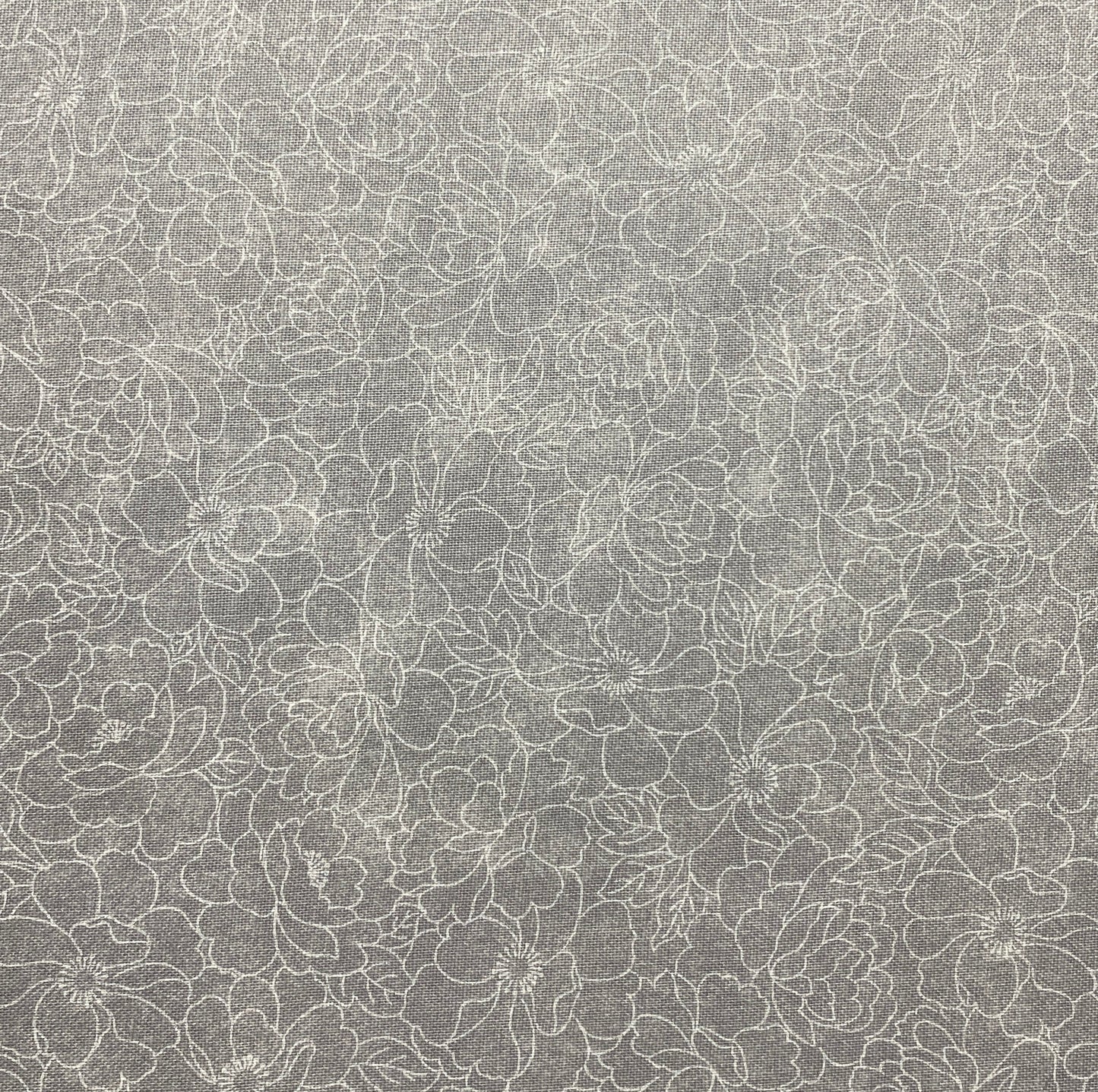 Gray Packed Floral Quilting Fabric – Keepsake Calico | 100% Cotton Fabric