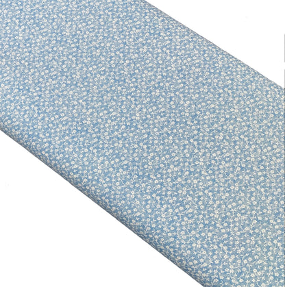 Light Blue Illusions Floral Quilting Fabric – Keepsake Calico | 100% Cotton Fabric
