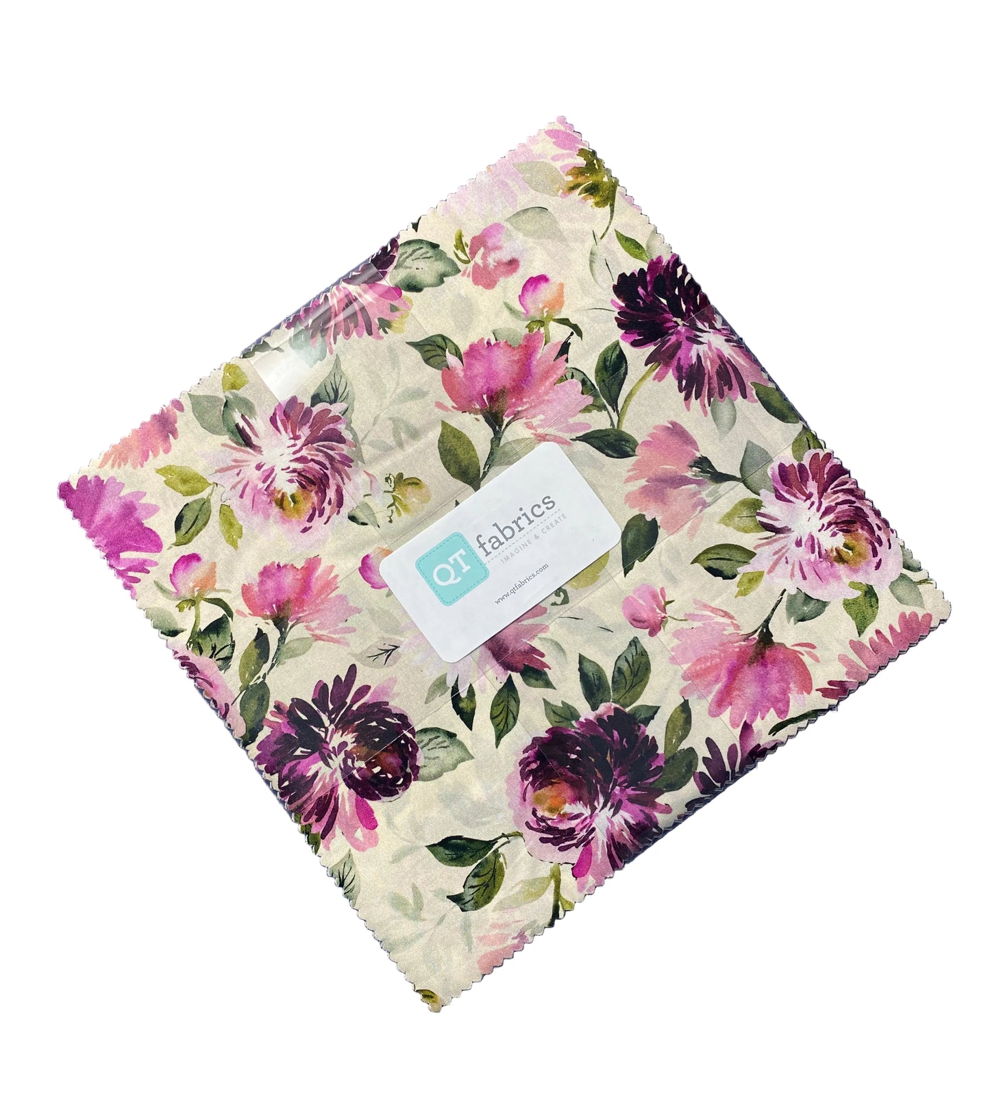 Layer Cake Quilting Fabric Dahlia Dreams Collection QT Fabrics - 42 Pieces