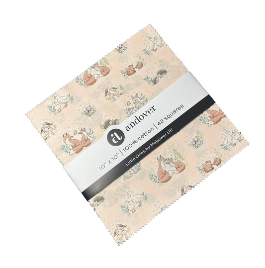 Layer Cake Quilting Fabrics Little Ones | Andover - 10" Squares | 42 Pieces
