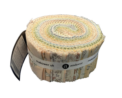 Jelly Roll Quilting Fabrics Little Ones | Andover - 2 1/2" Strips | 40 Pieces