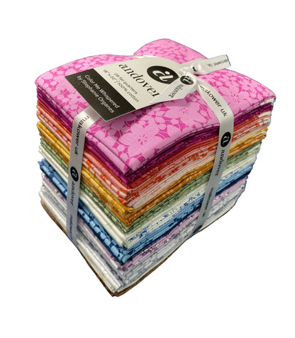 Fat Quarter Bundle Quilting Fabrics Color Me Whispered | Andover | 28 Pieces
