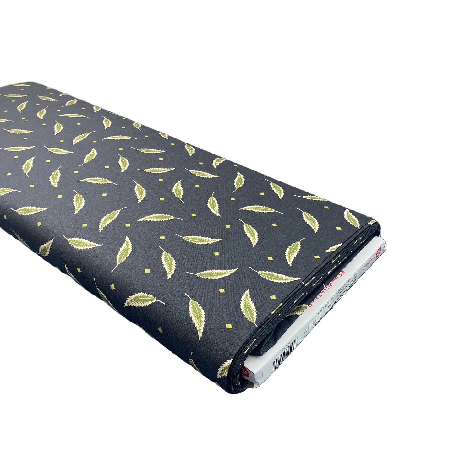 Black and Green Leaves Andover Fabric Collection | 100% Cotton Quilting Fabric
