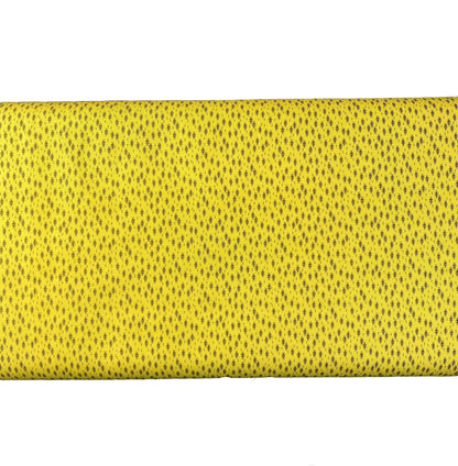 Black on Green Micro Ikat | Green Leaves Andover Fabric Collection | 100% Cotton Quilting Fabric