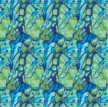 Fabric 5 Yard Bundle IMAGINE (BLUE) by Marta Cortese for Benartex - Quilt Shop Quality - 5 Different 1 Yard Cuts