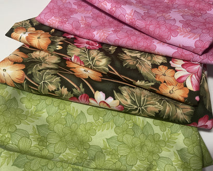 43-44" Judy's Bloom and Flower Festival II Fabric Collections Come Together - 3 Yard Bundle