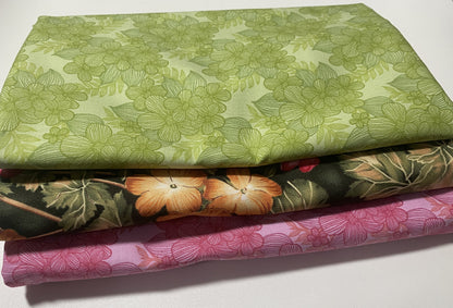 43-44" Judy's Bloom and Flower Festival II Fabric Collections Come Together - 3 Yard Bundle