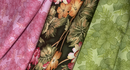 43-44" Judy's Bloom and Flower Festival II Fabric Collections Come Together - 3 Yard Bundle