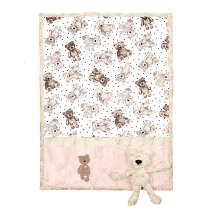 Shannon Fabrics Kimberbell Cuddle Buddies Kimberbear Quilt Kit - Animal Buddy & Blanket