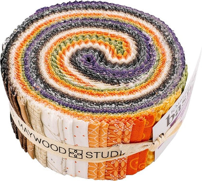 2 1/2" Fabric Strip Set Maywood Studio Kimberbell Fall Basics - 40 Fabric Strips 2-1/2" x 42" - 21 Different Fabrics