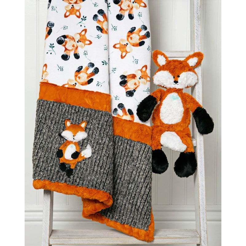 Shannon Fabrics Kimberbell Cuddle Buddies Felix the Fox Quilt Kit - Animal Buddy & Blanket