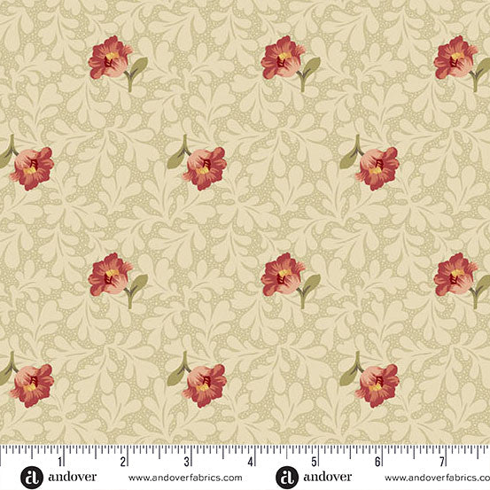 Jelly Roll Quilting Fabrics Laundry Line | Andover - 2 1/2" Strips | 40 Pieces