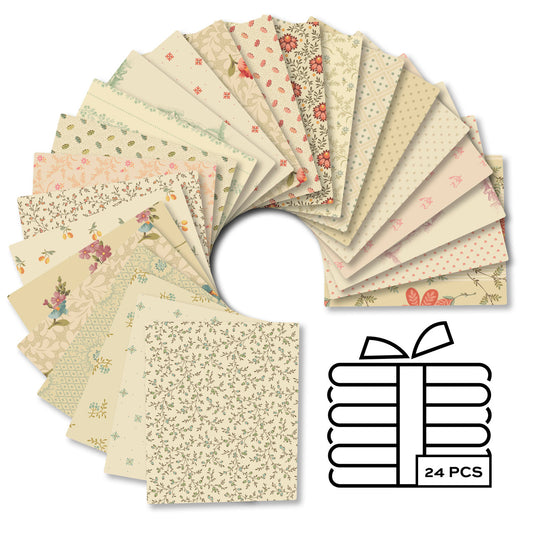 Precut Fabric Fat Quarter Pack Laundry Line Collection by Laundry Basket Quilts for Andover Fabrics - 24 Fat Quarters