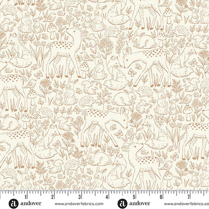 Fat Quarter Bundle Quilting Fabrics Little Ones | Andover | 24 Pieces