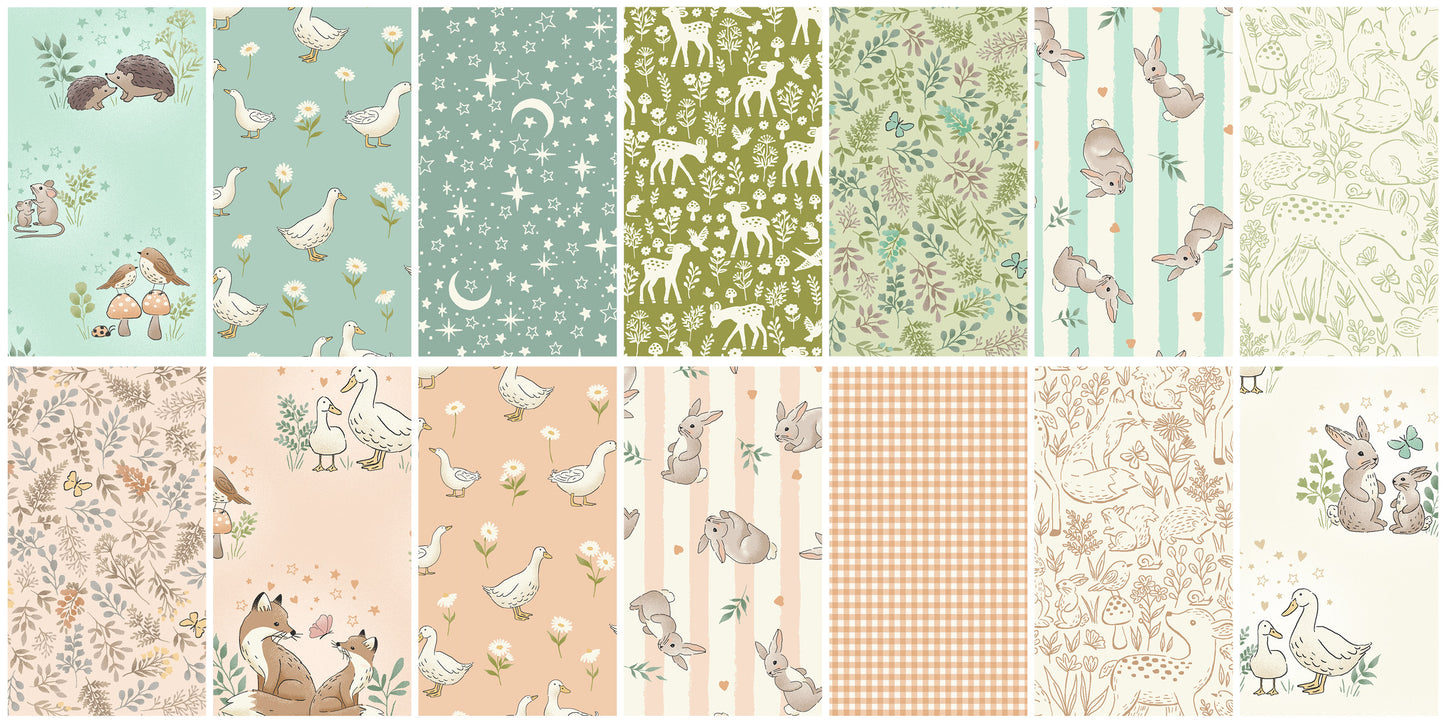 Fat Quarter Bundle Quilting Fabrics Little Ones | Andover | 24 Pieces