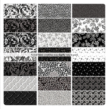 Fabric Design Roll MIDNIGHT RHAPSODY Strip-Pies by Kanvas Studio for Benartex - 2 1/2" Wide Fabric Strip Set - Quilt Fabric