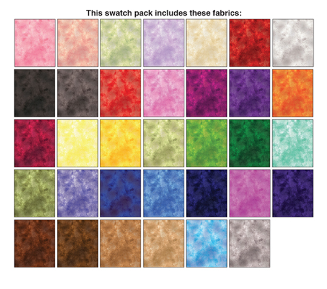 Precut Fabric Jelly Roll New Hue Collection by Benartex Better Basics - 2 1/2" Strips