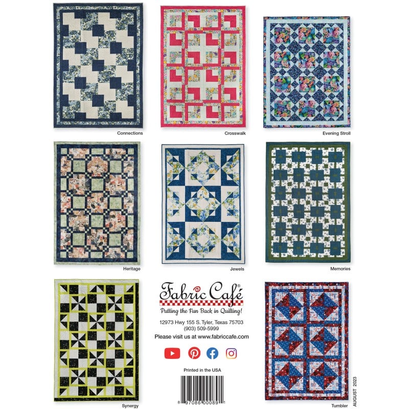 One Block 3-Yard Quilts Book by Donna Robertson and Fran Morgan